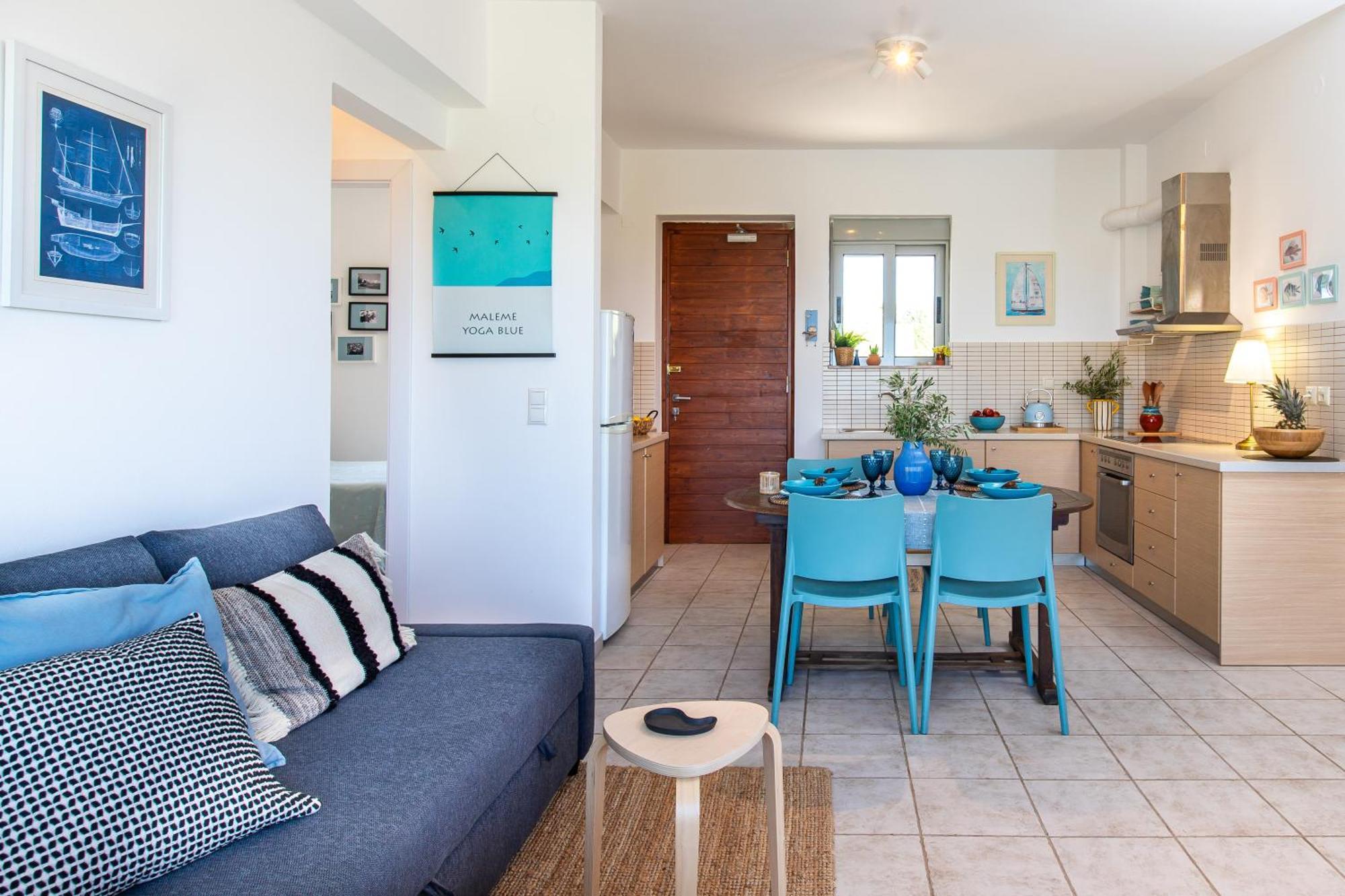 Maleme Yoga Blue Apartment Chania  Exterior photo
